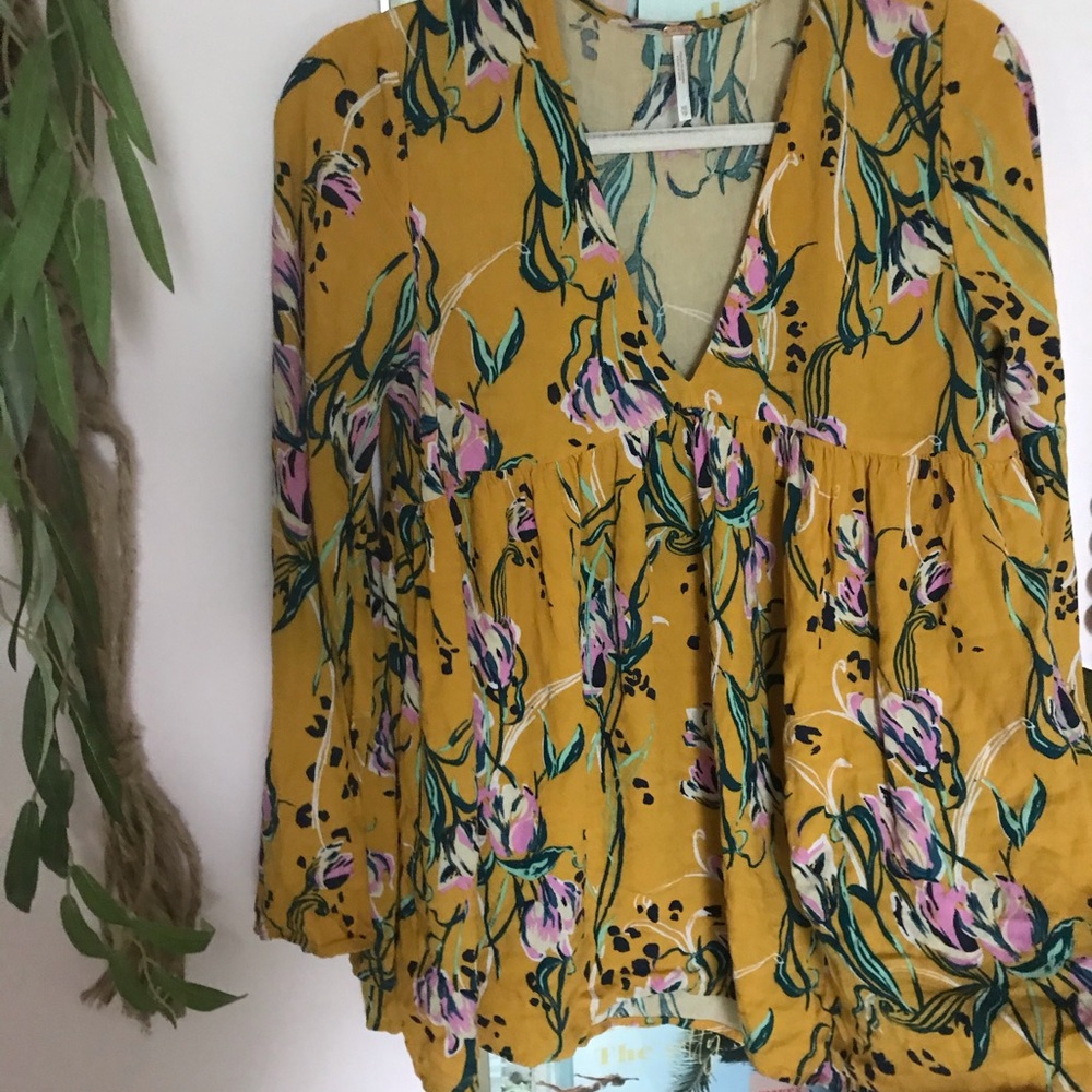 Baby doll Free people top